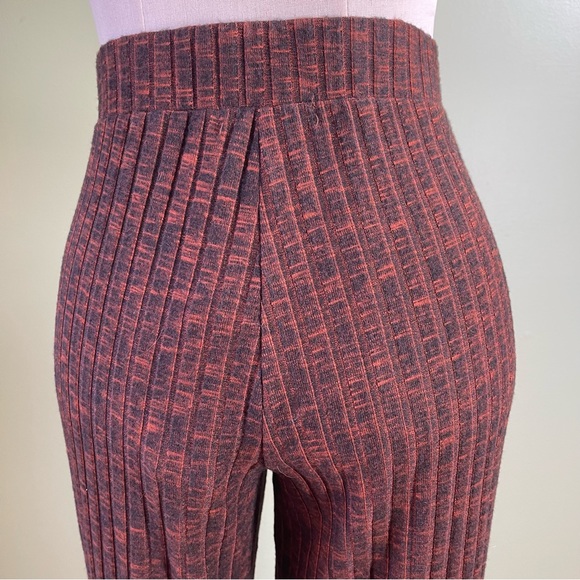 NWT! Michael Stars Women’s Priya Brown Clay Knit Wide Leg Pants - Size Medium - Picture 6 of 8